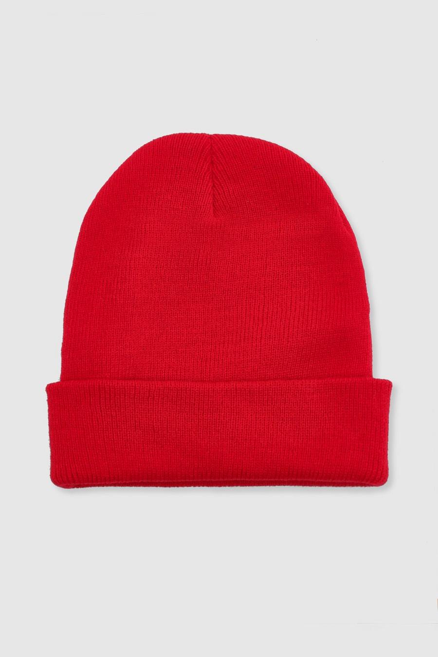 Red Basic Beanie image number 1