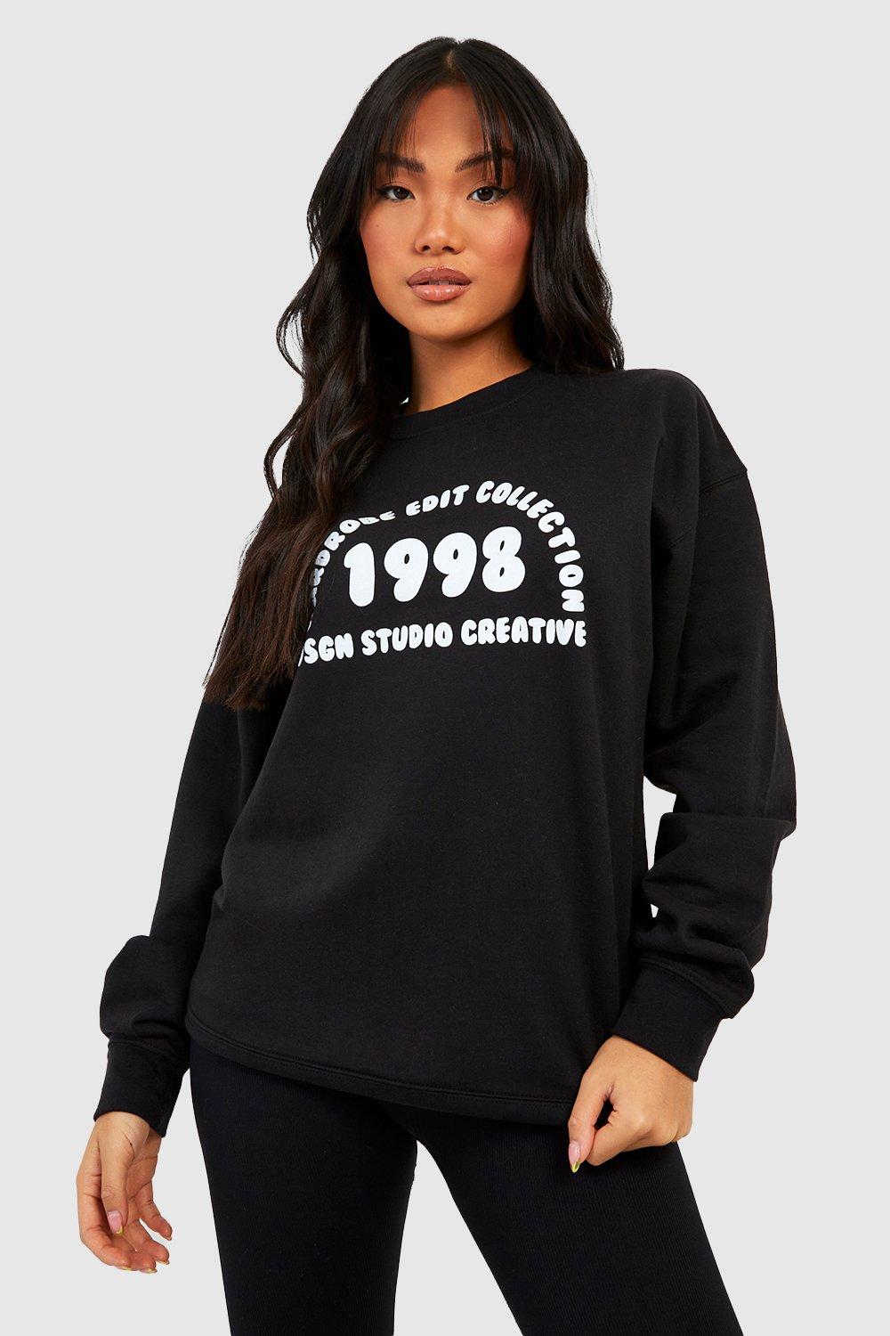 Print Sweatshirt mit Design Wardrobe Edit Print