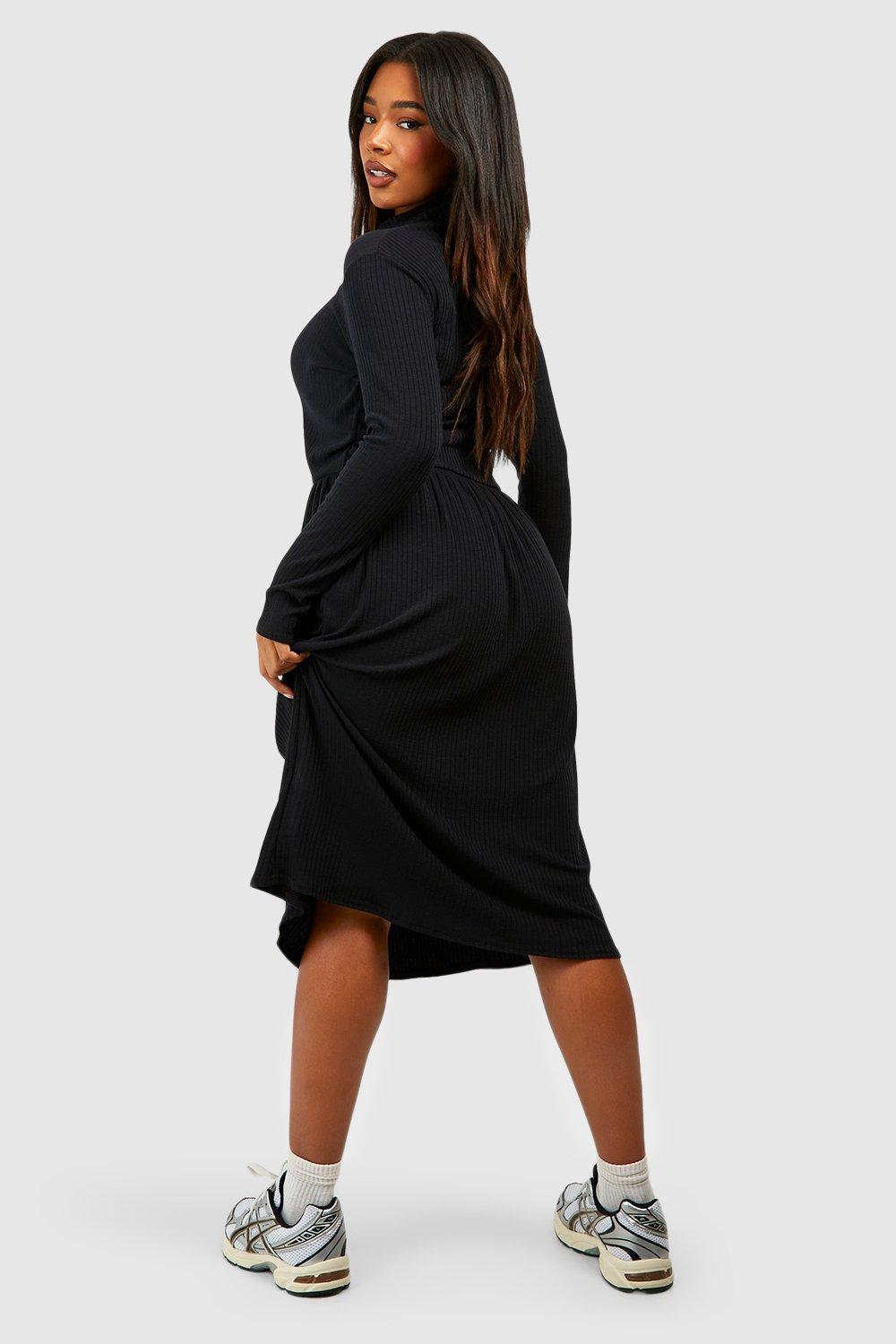 Long sleeve shop smock dress