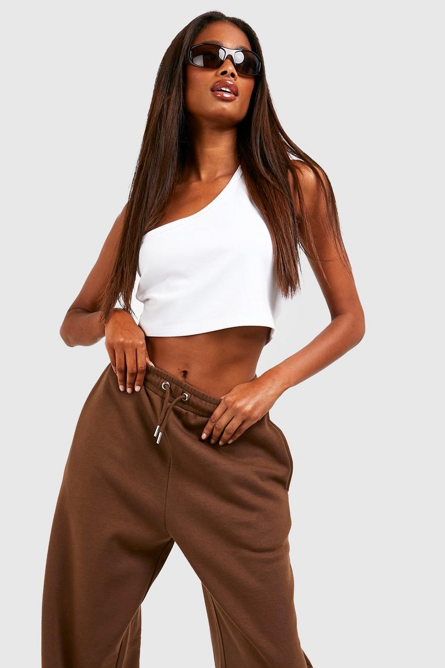 Chocolate Wide Leg Jogger image number 1