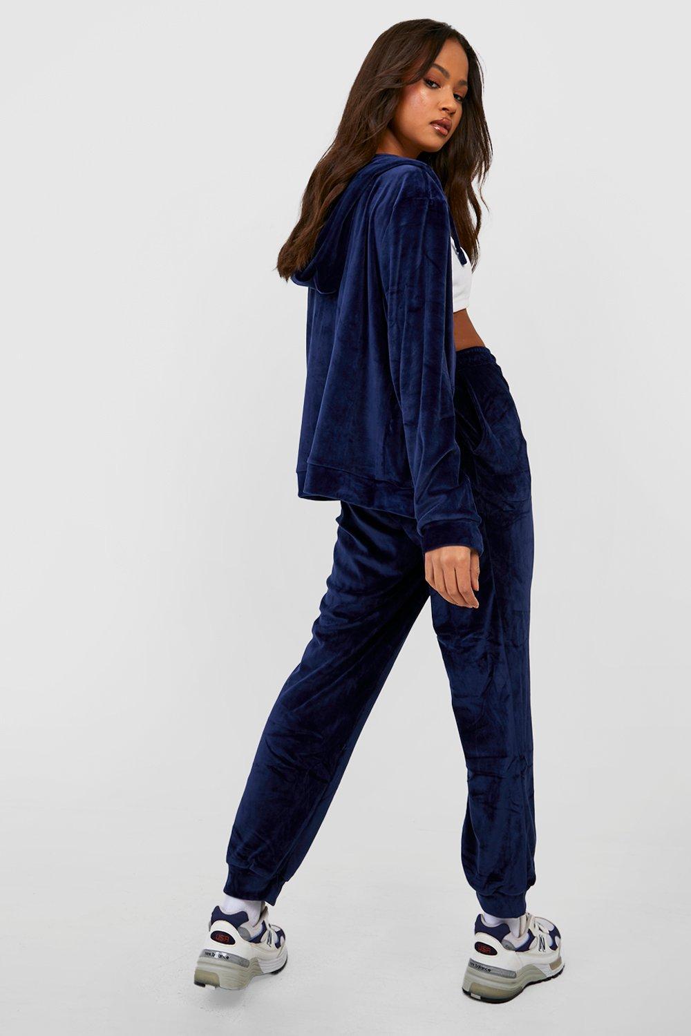 Velvet on sale jogger suit