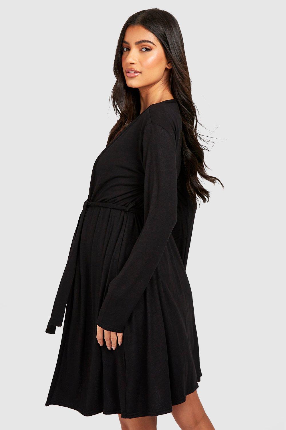 Robe boohoo online noir