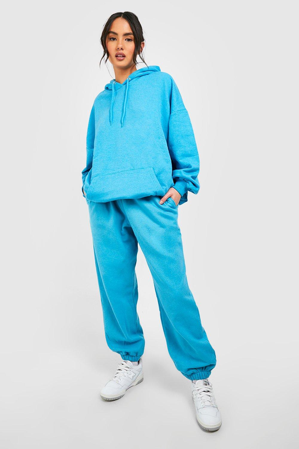 Women s Blue Basic Oversized Jogger Boohoo UK