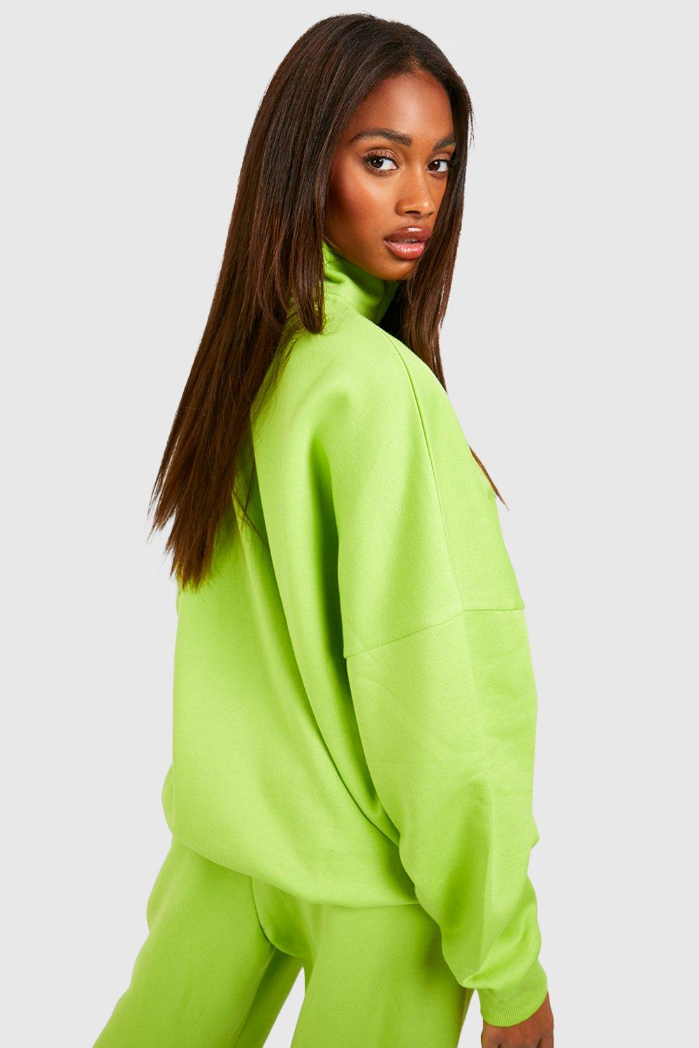 Neon green hotsell oversized sweater