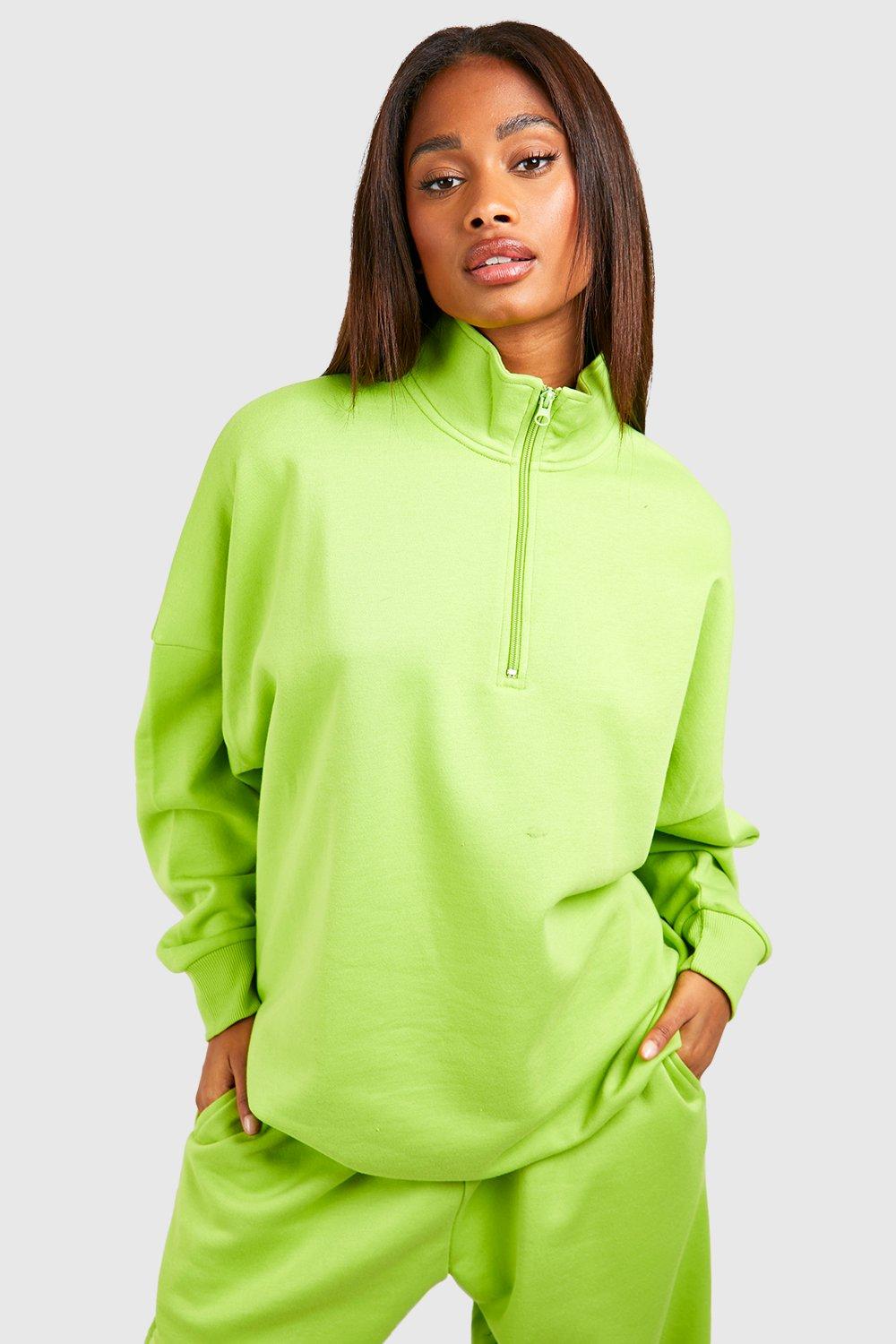 Neon green hotsell oversized sweater