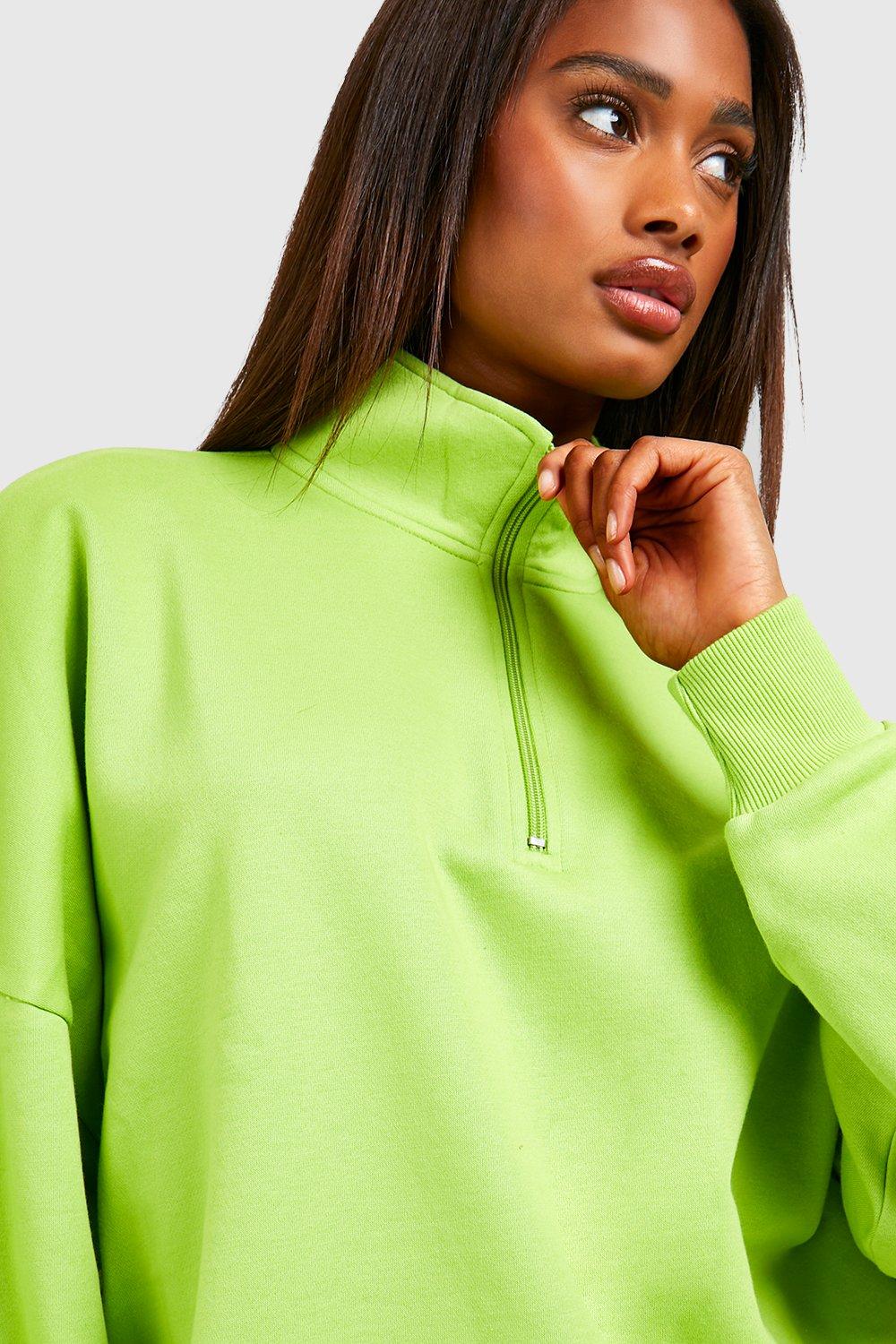 Neon green hotsell oversized sweater