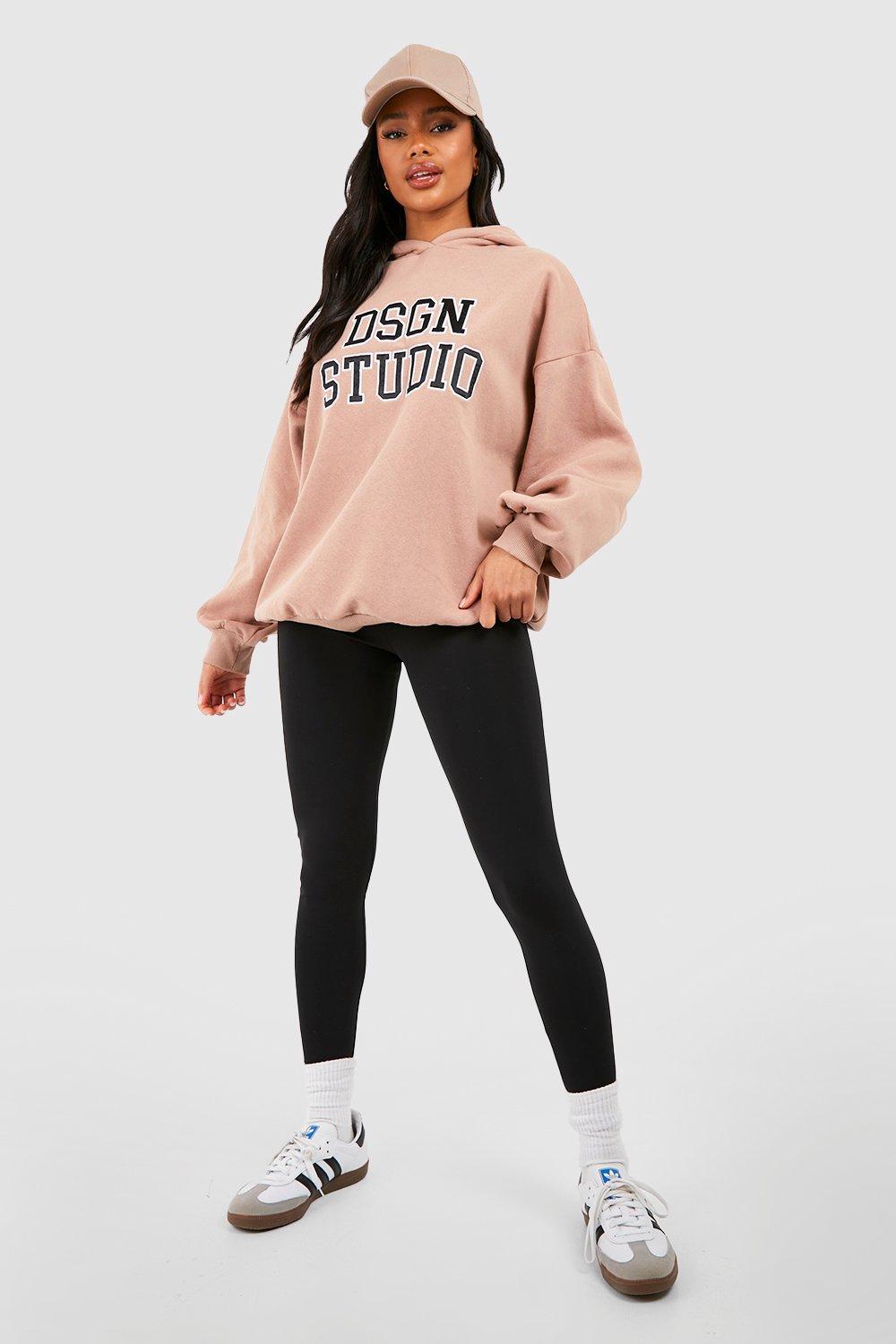 Applique Slogan Oversized Hoodie boohoo USA