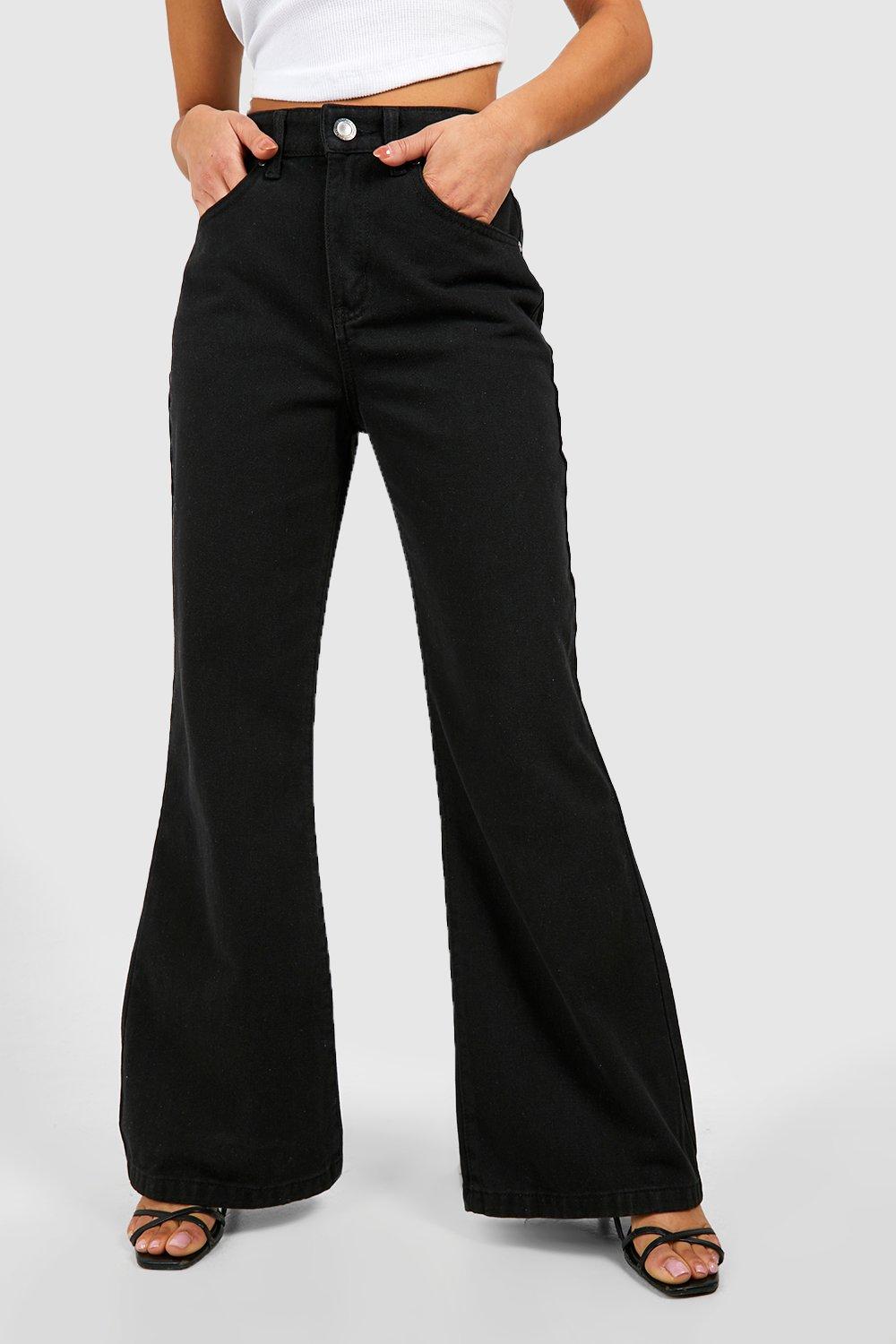 Womens black petite sales jeans