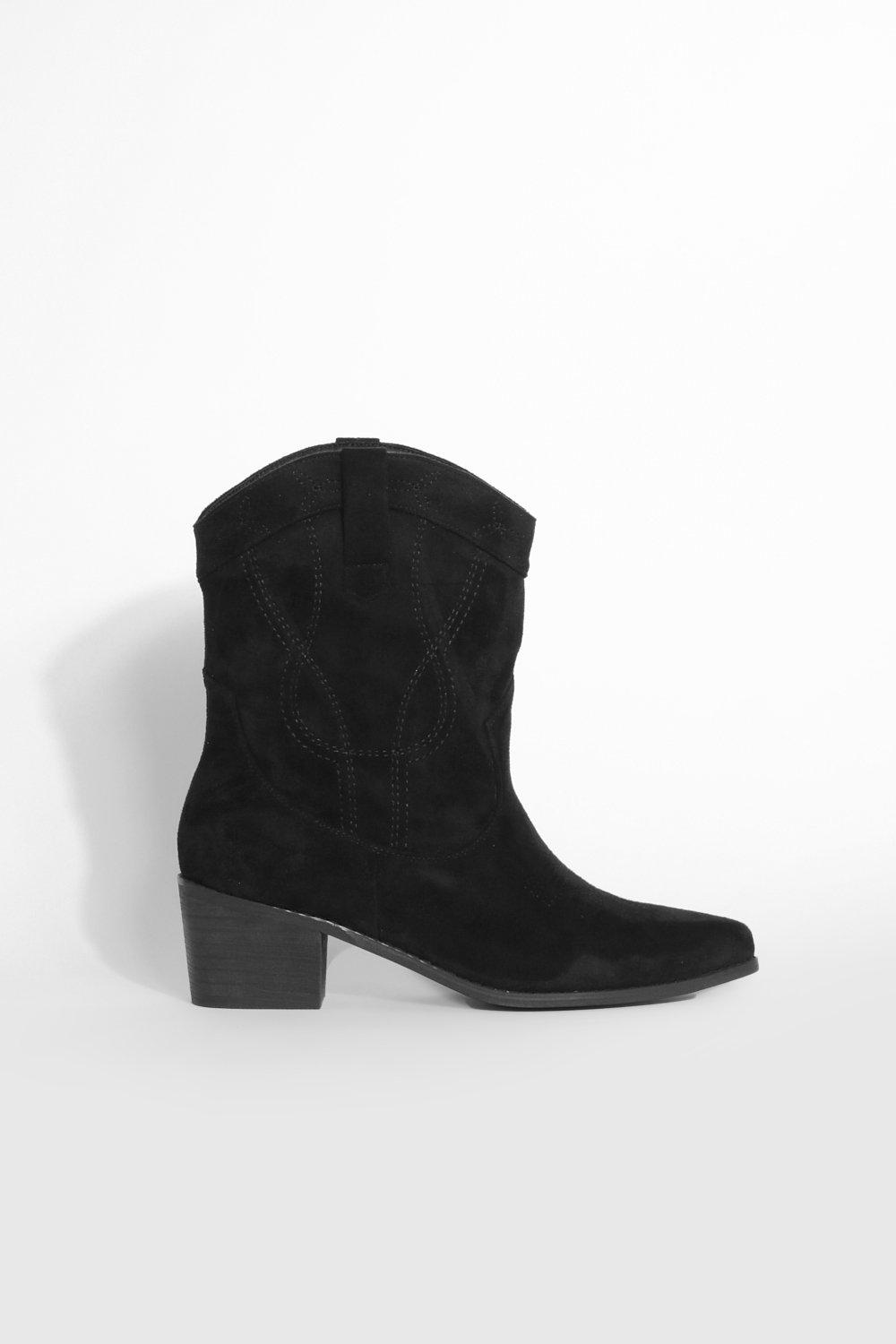 Wide width best sale cowboy booties