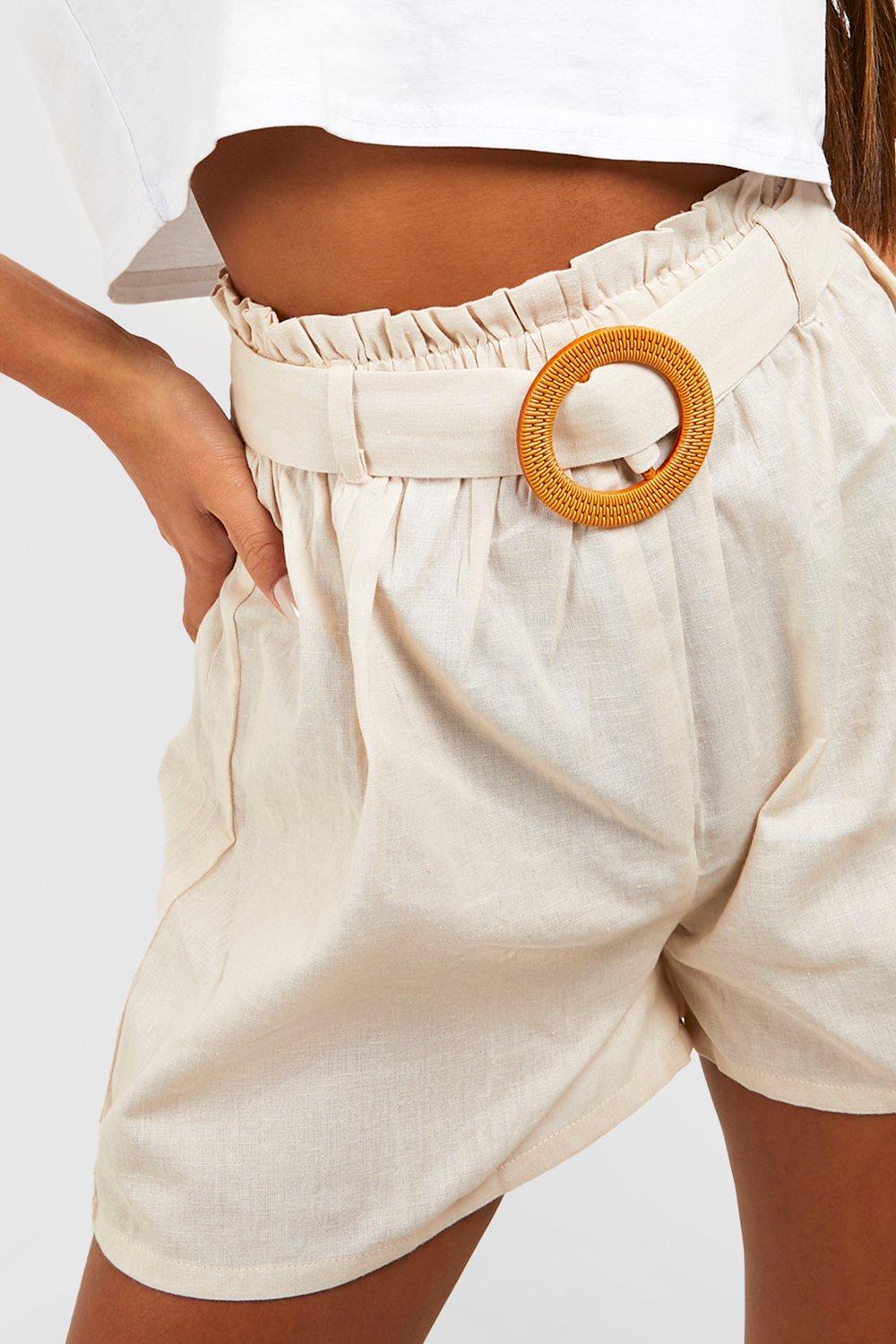 Pantalon discount corto alto