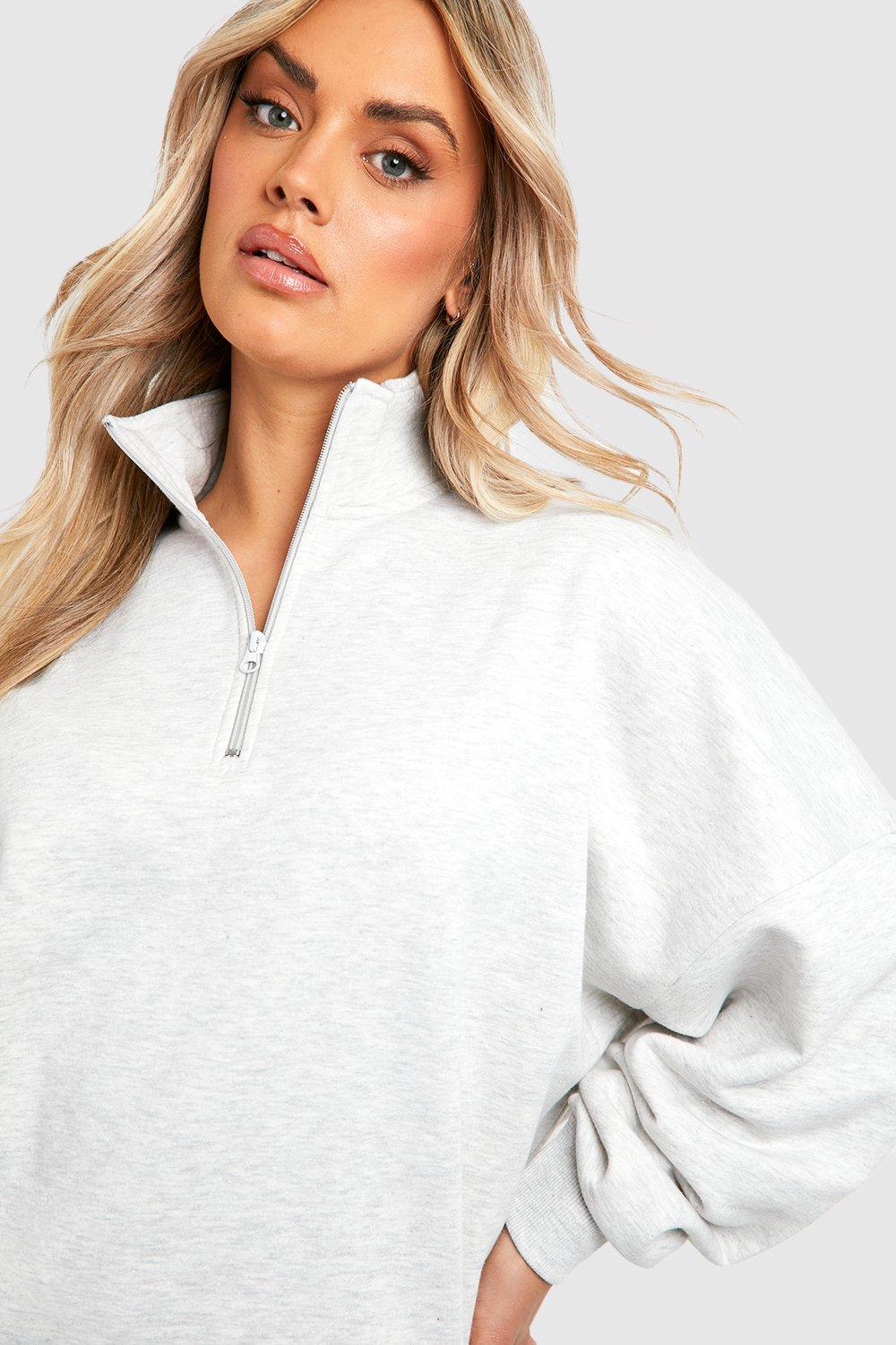 Plt Ash Grey Oversized Sweatshirt