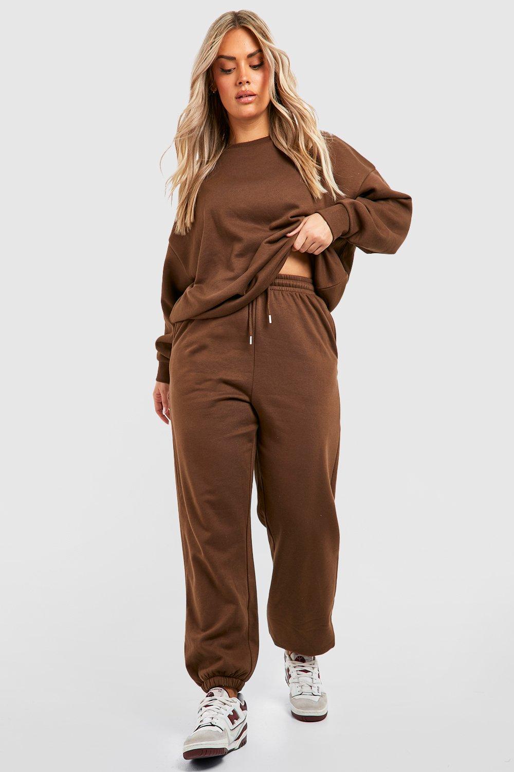 Women's Chocolate Plus Basic Oversized Jogger