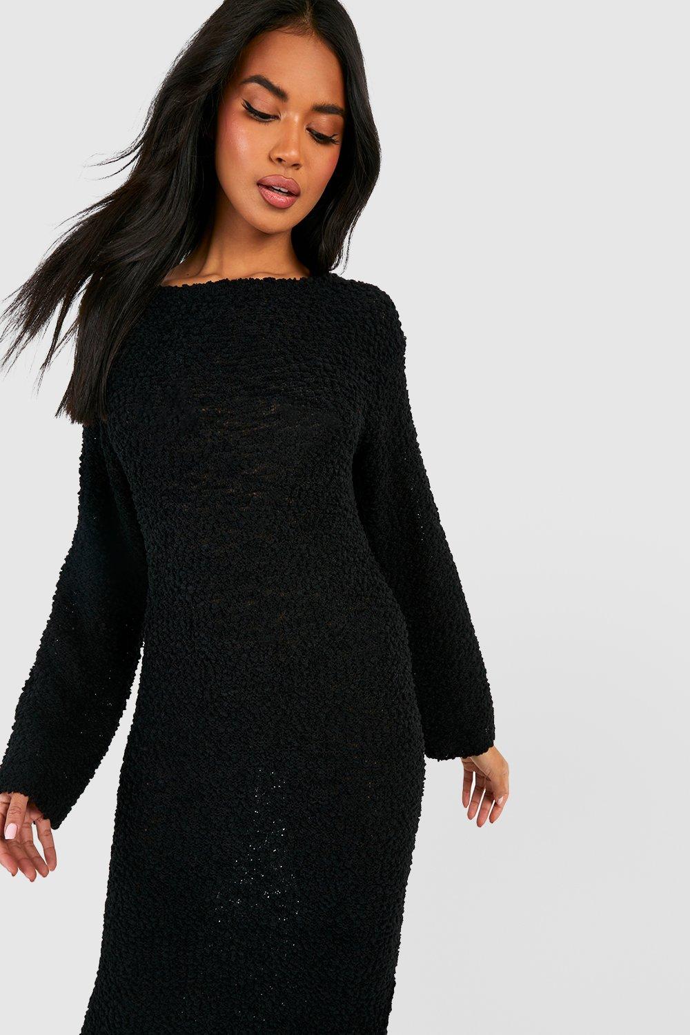 Robe pull longue online fendue