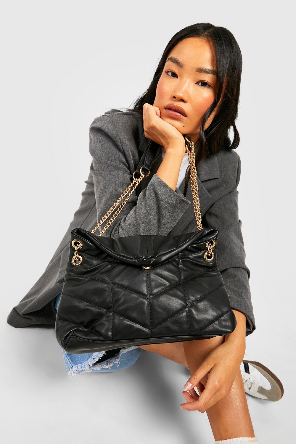 Black slouchy crossbody online bag