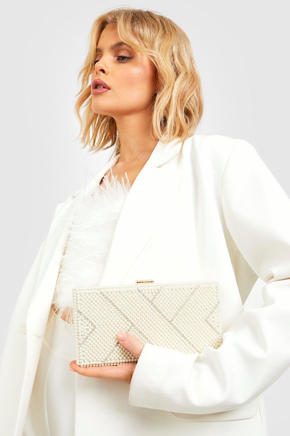 Diamante box clutch online bag