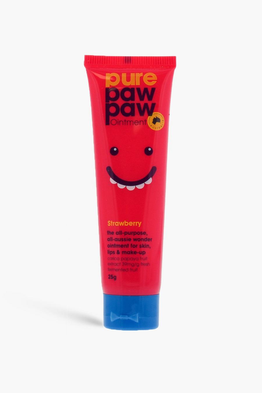 Red PURE PAW PAW 25G OINTMENT STRAWBERRY image number 1