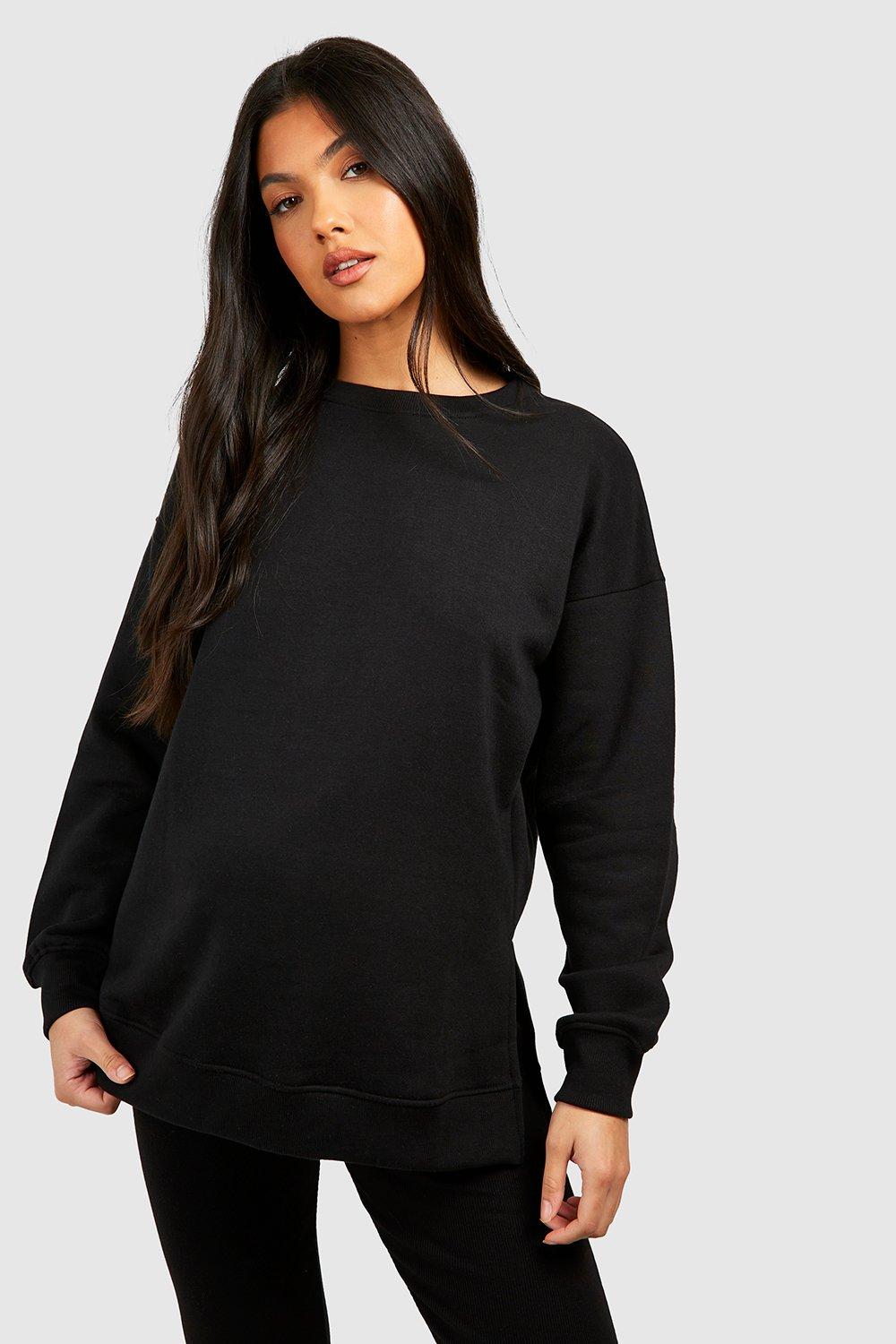 Side best sale slit sweatshirt