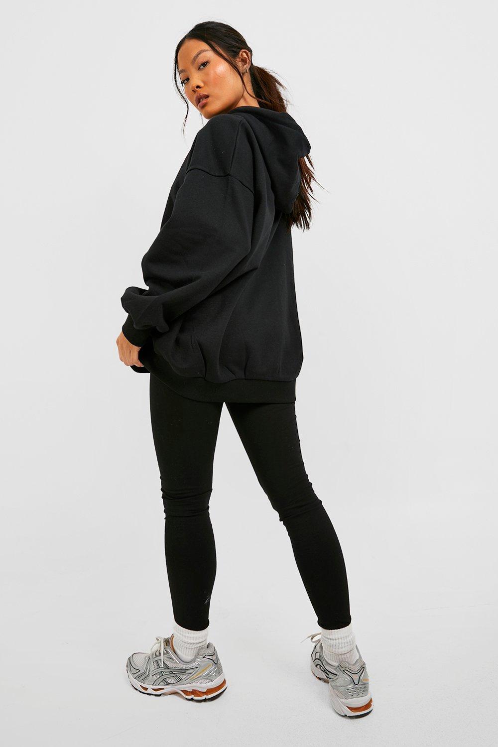 Petite Basic Hoody And Leggings Tracksuit boohoo