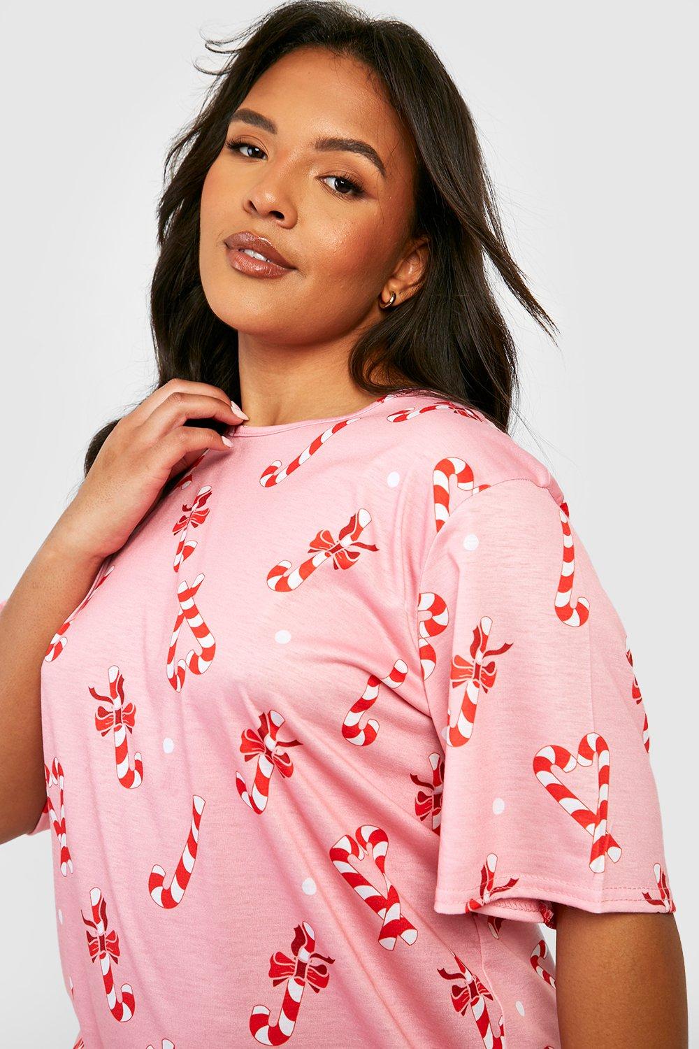 Candy cane nightgown deals