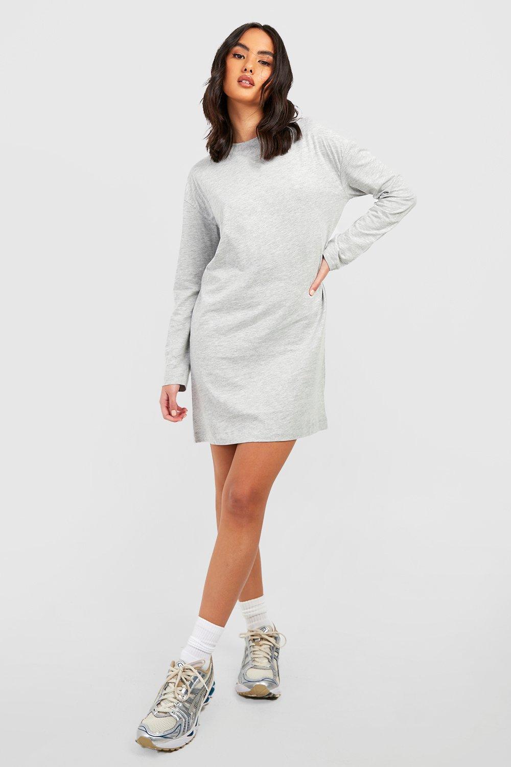 Sweat on sale dress boohoo