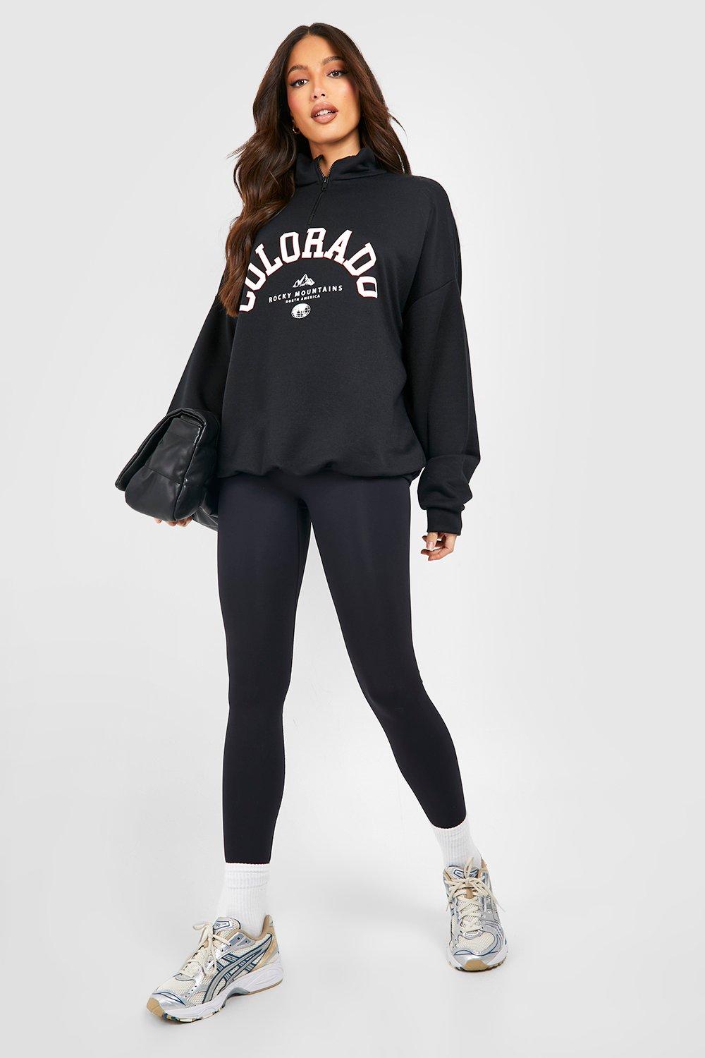 Black discount sweatshirt boohoo
