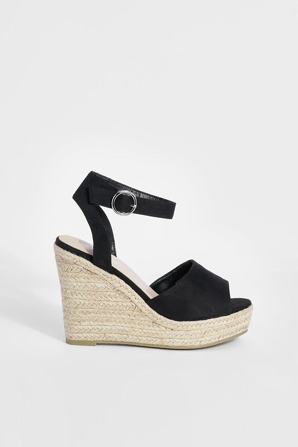 Wide fit open toe shoes sales