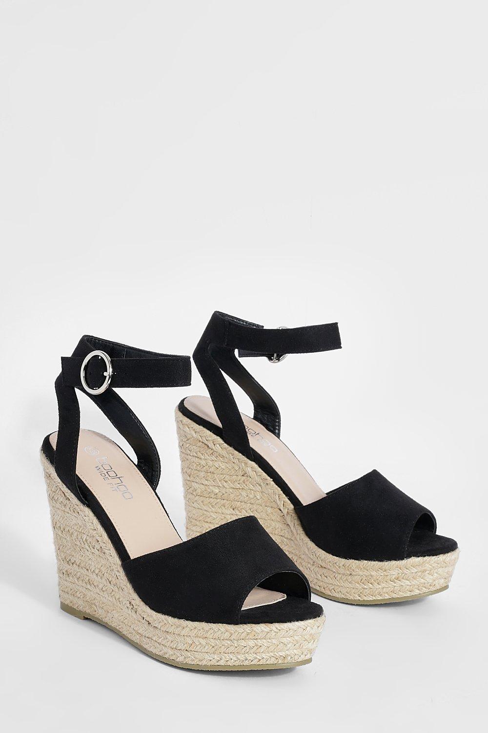 Espadrille sandals cheap wide fit