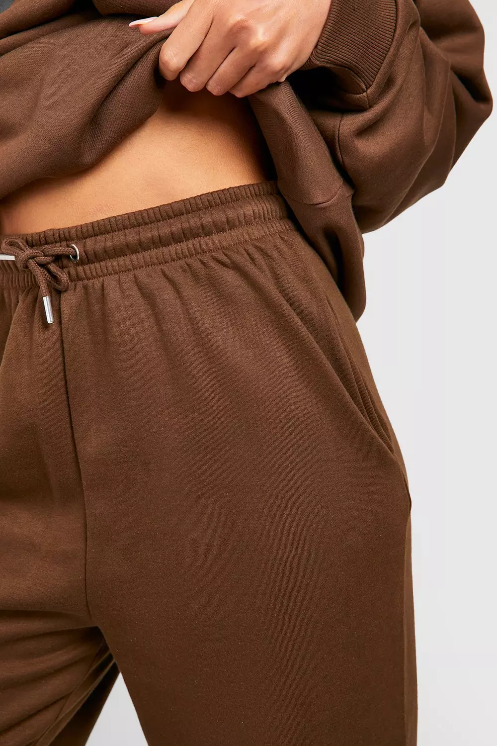 Chocolate Tall Basic Oversized Jogger alternative image