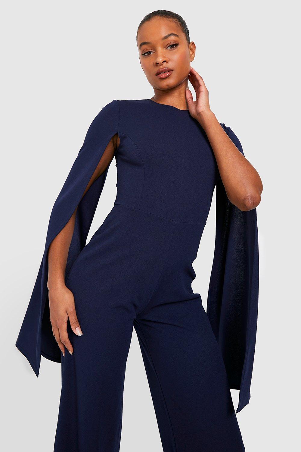 Tall navy hot sale jumpsuit