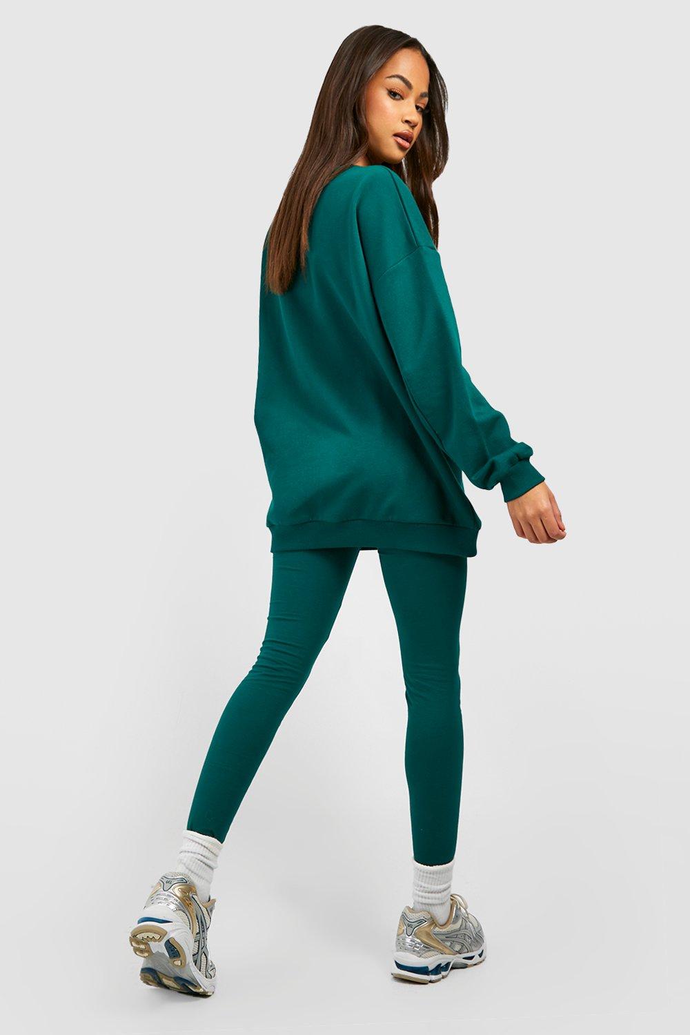 Oversized sweater and leggings sale