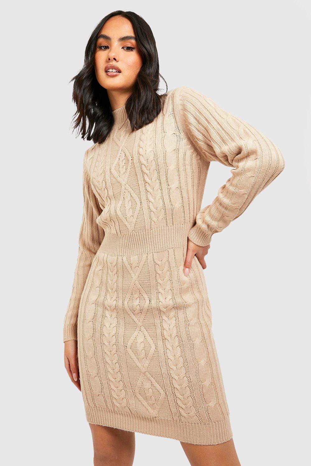 Taupe 2024 sweater dress