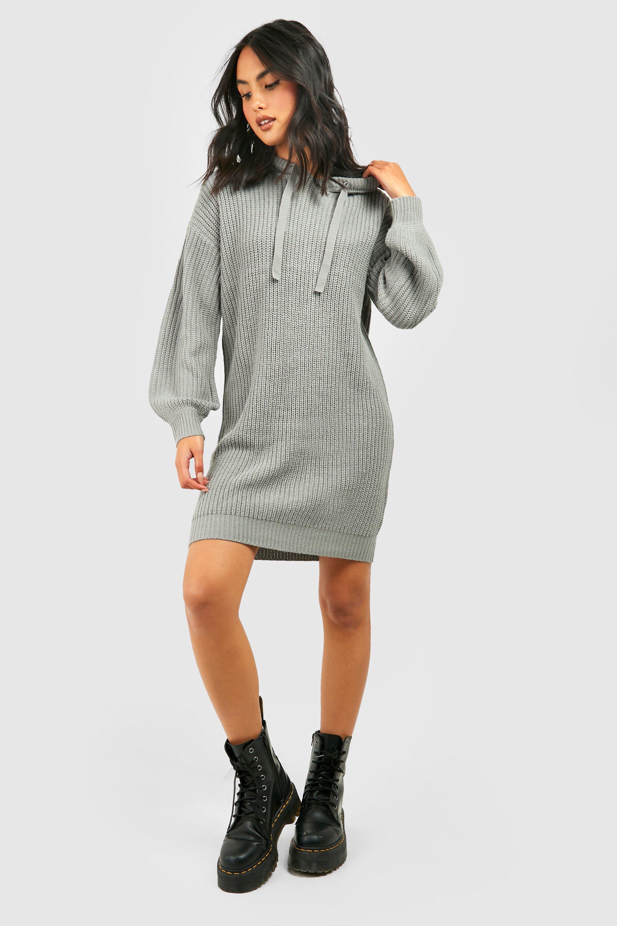 Hoodie 2025 dress boohoo