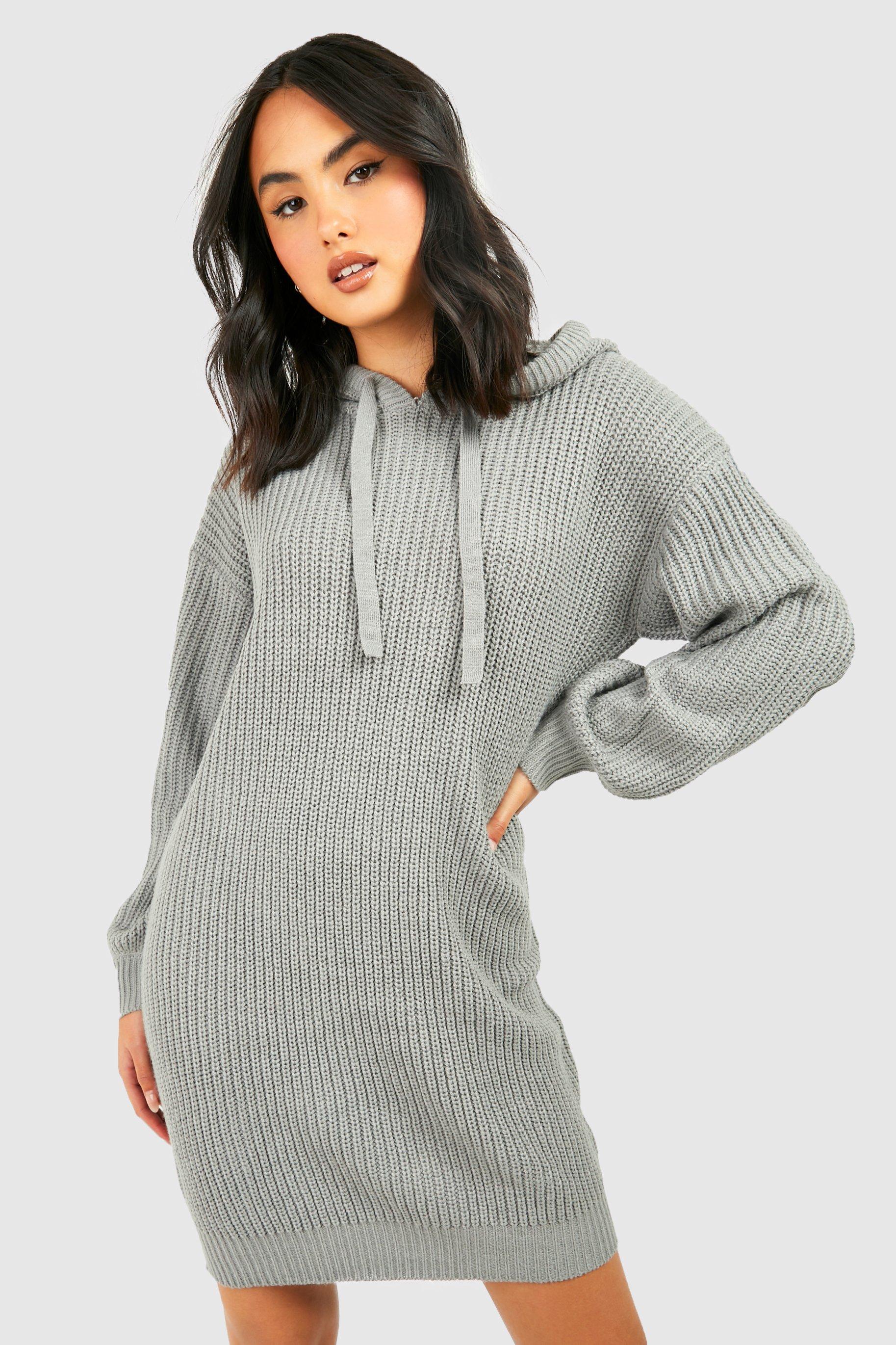 Hoodie dress boohoo sale