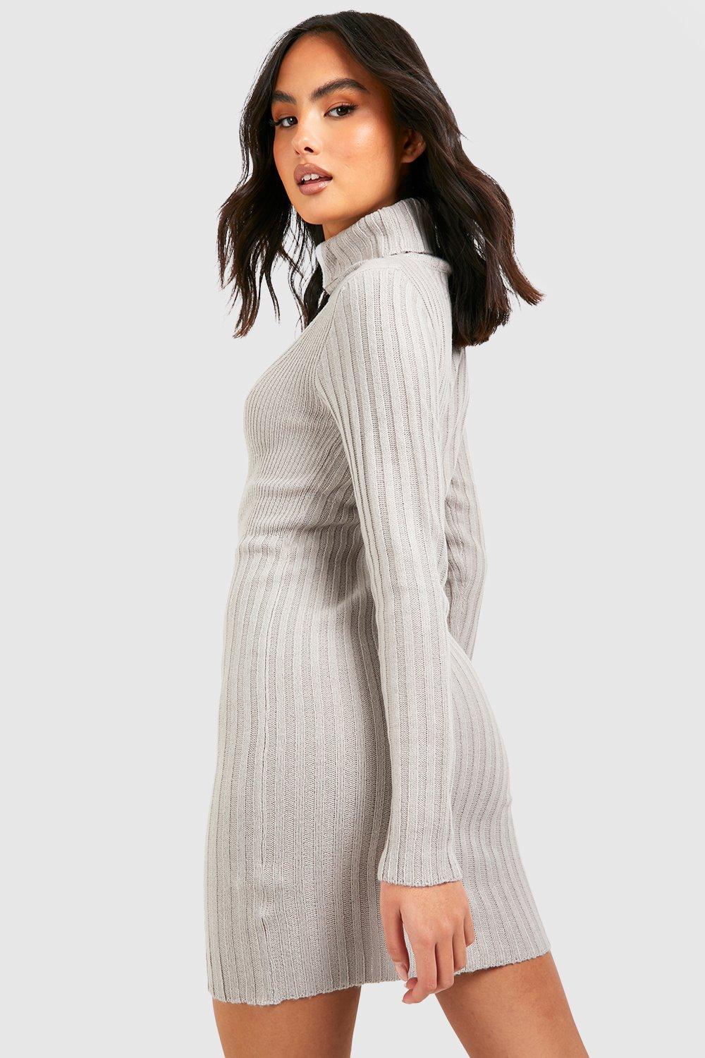 Boohoo hotsell turtleneck dress