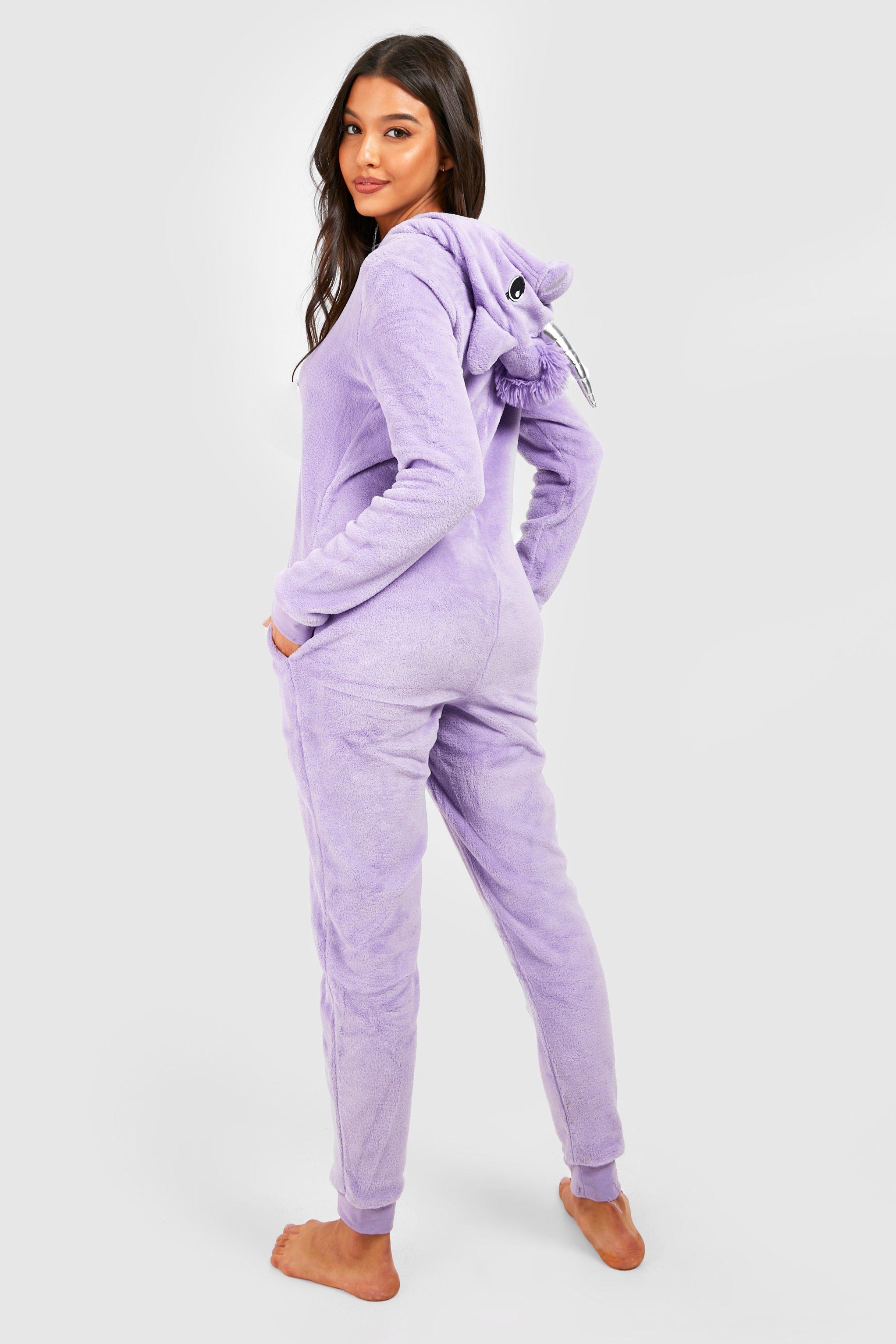 Womens best sale purple onesie