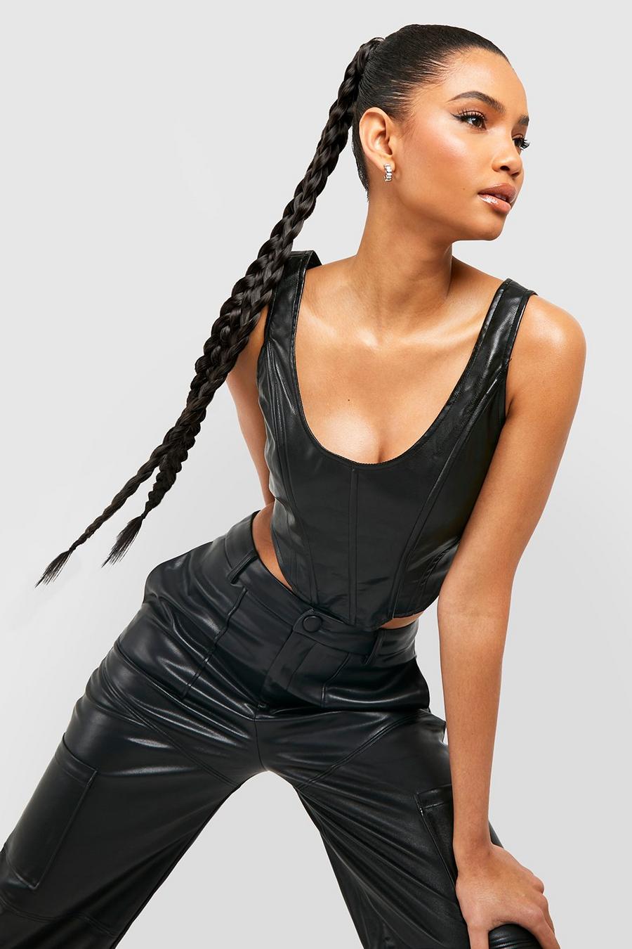 Black noir Lullabellz Extra Af 34'' Double Up Braid Haar Extensions