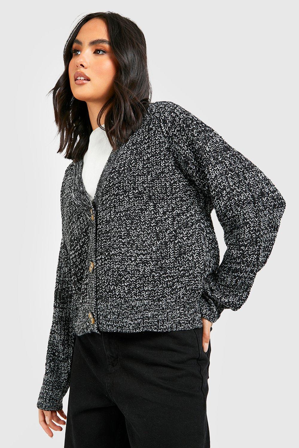 button through cardigan