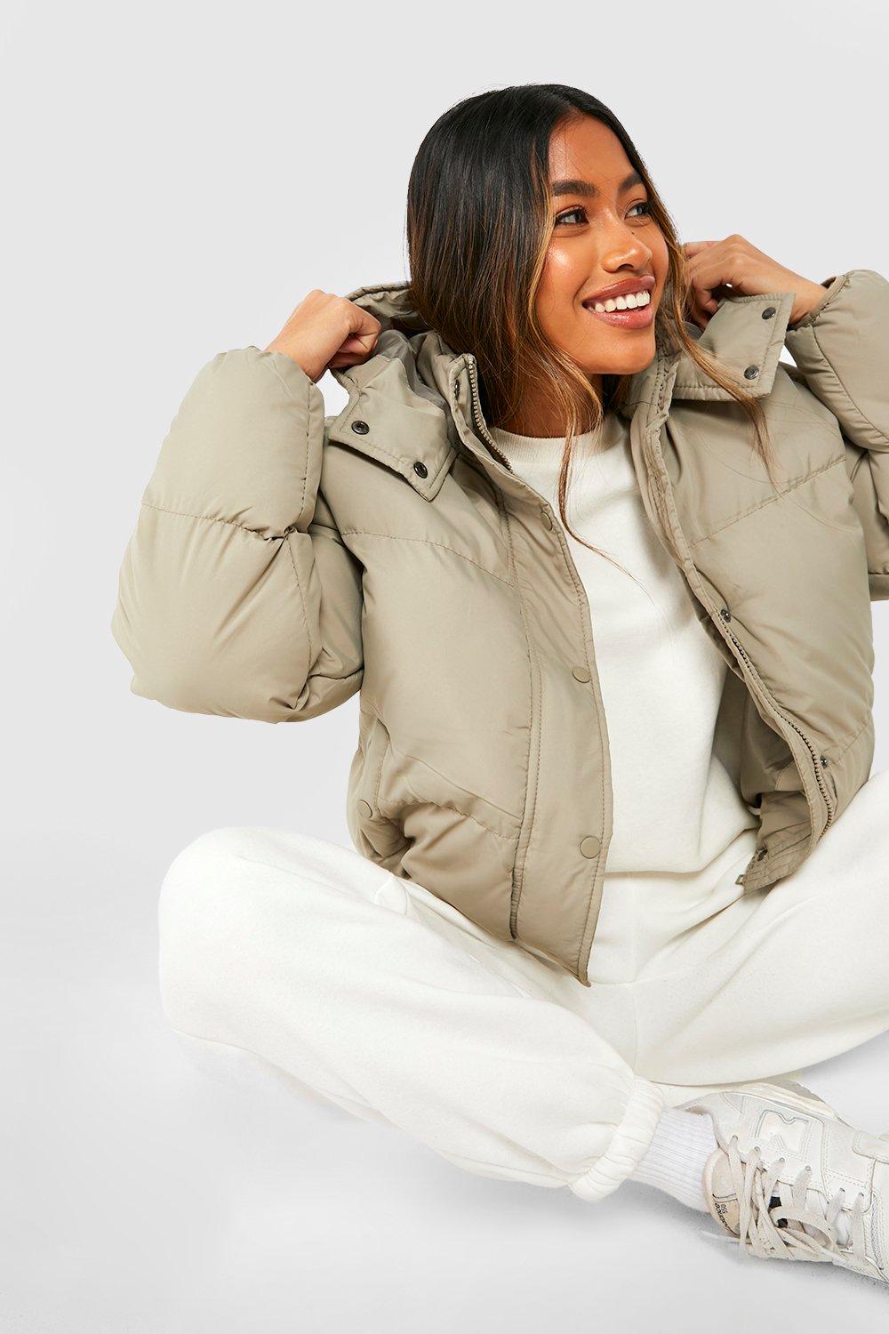 Boohoo womens puffer outlet jackets