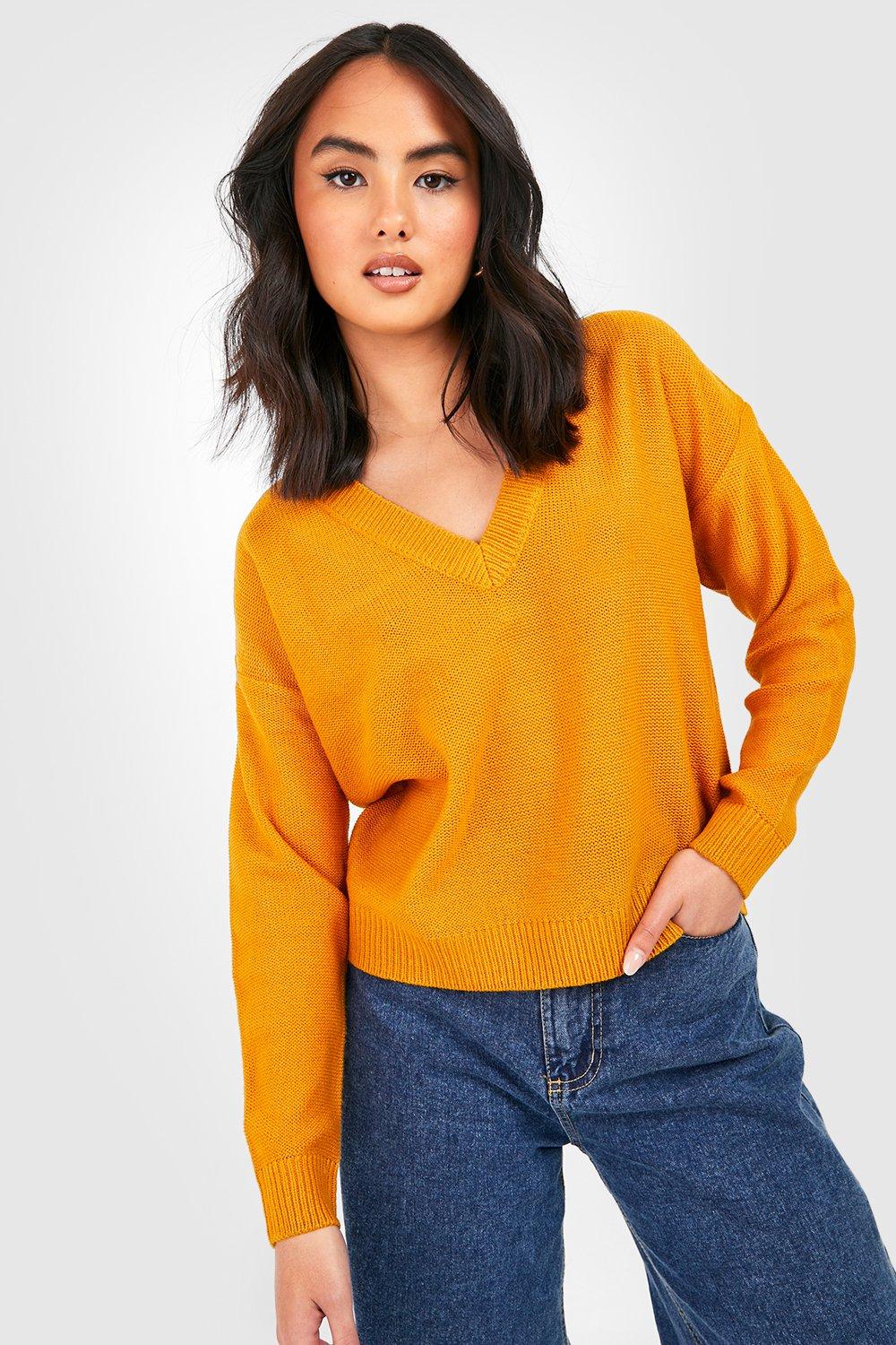 Mustard jumper womens shop uk