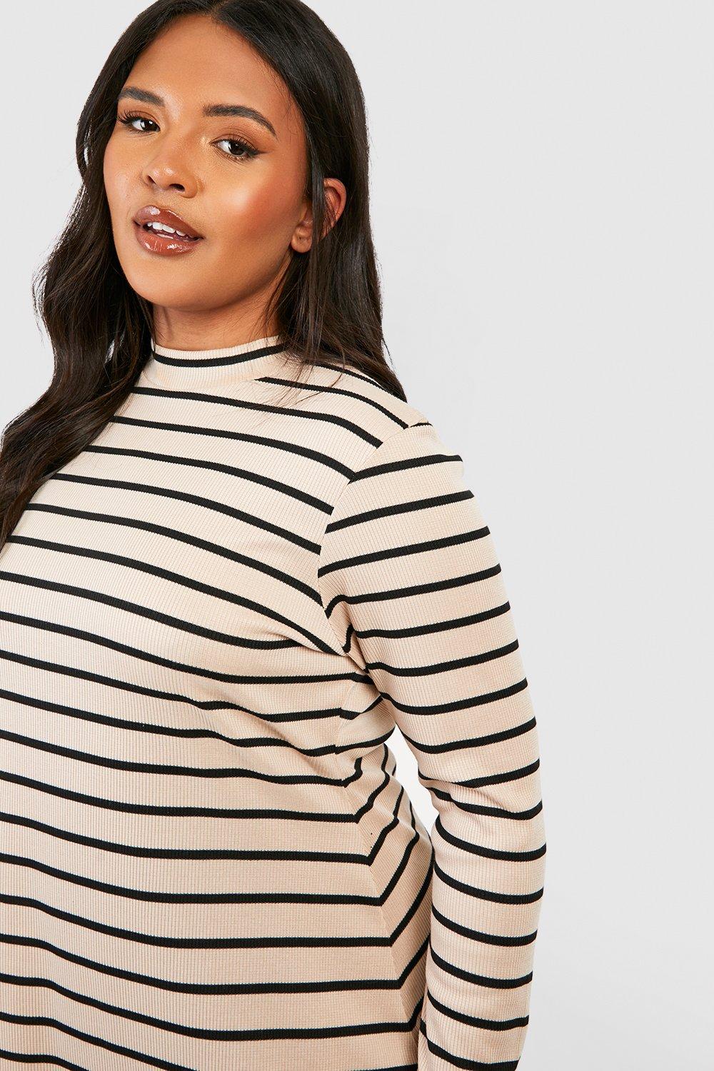 Boohoo knitted swing on sale dress