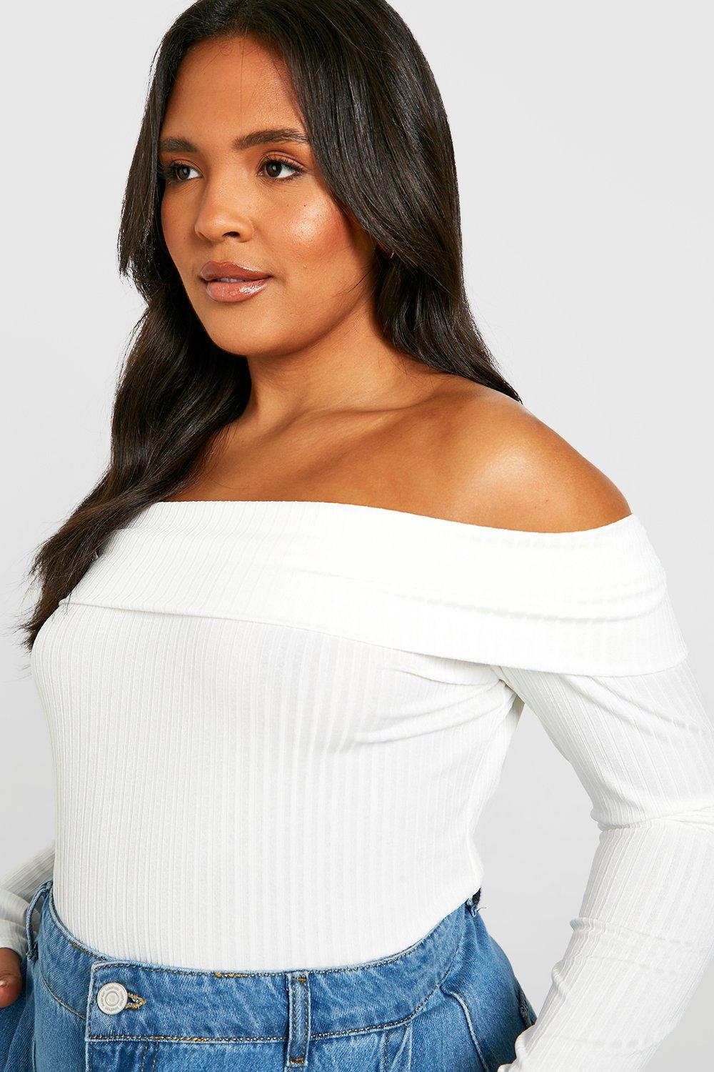 Boohoo bardot top new arrivals