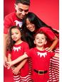Red Men's Santa Family Pj Set 