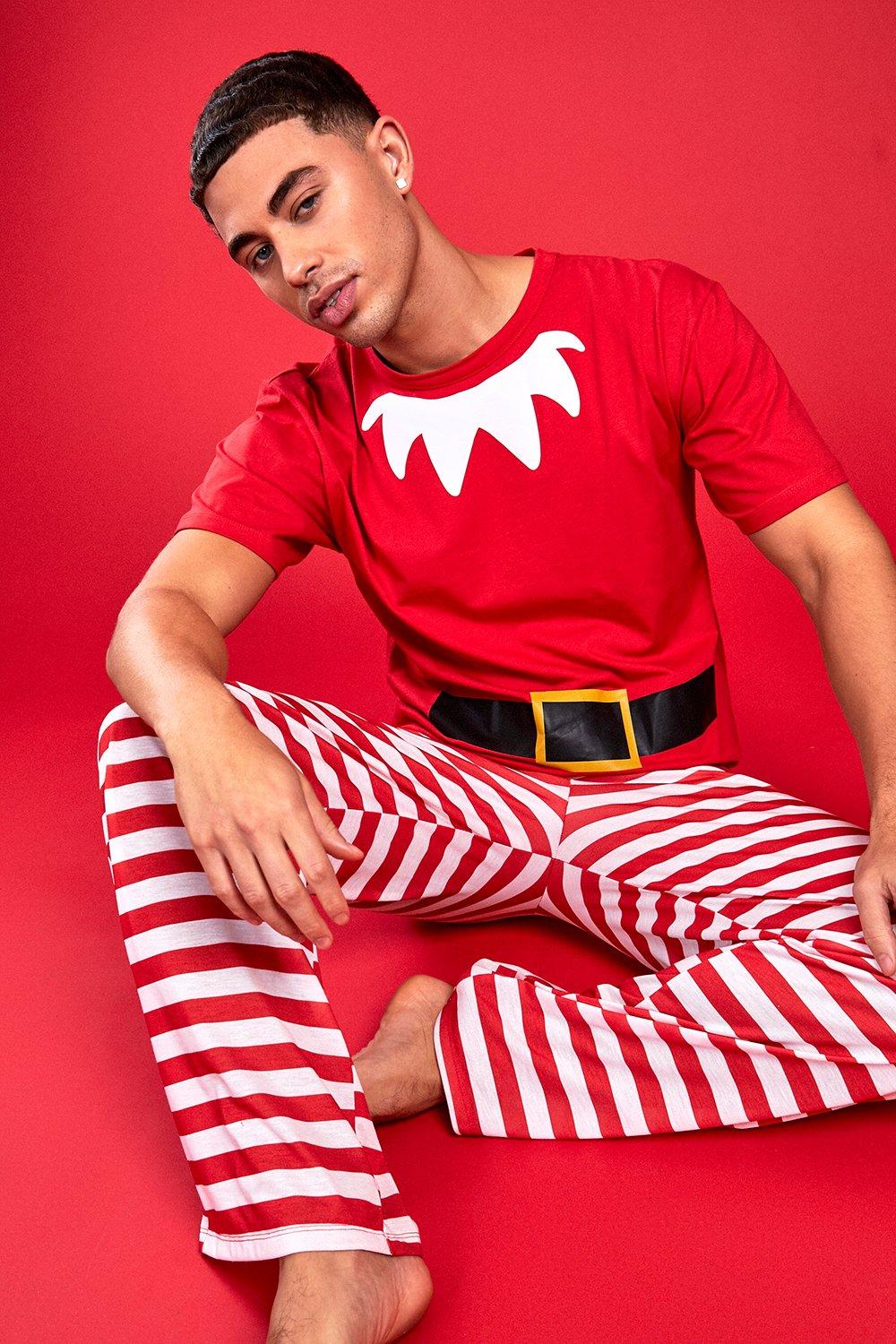 Boohoo mens christmas online pyjamas