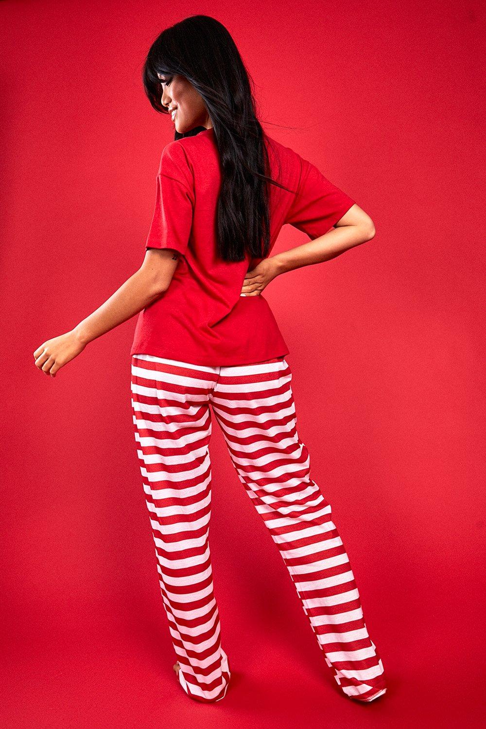 Ladies Santa Family Pj Set