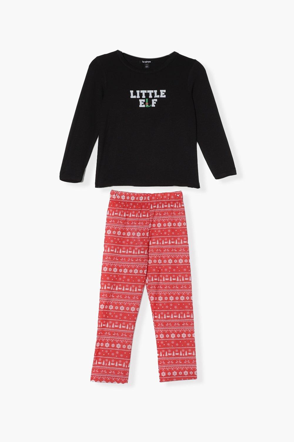 Kid s Little Elf Family Pj Set