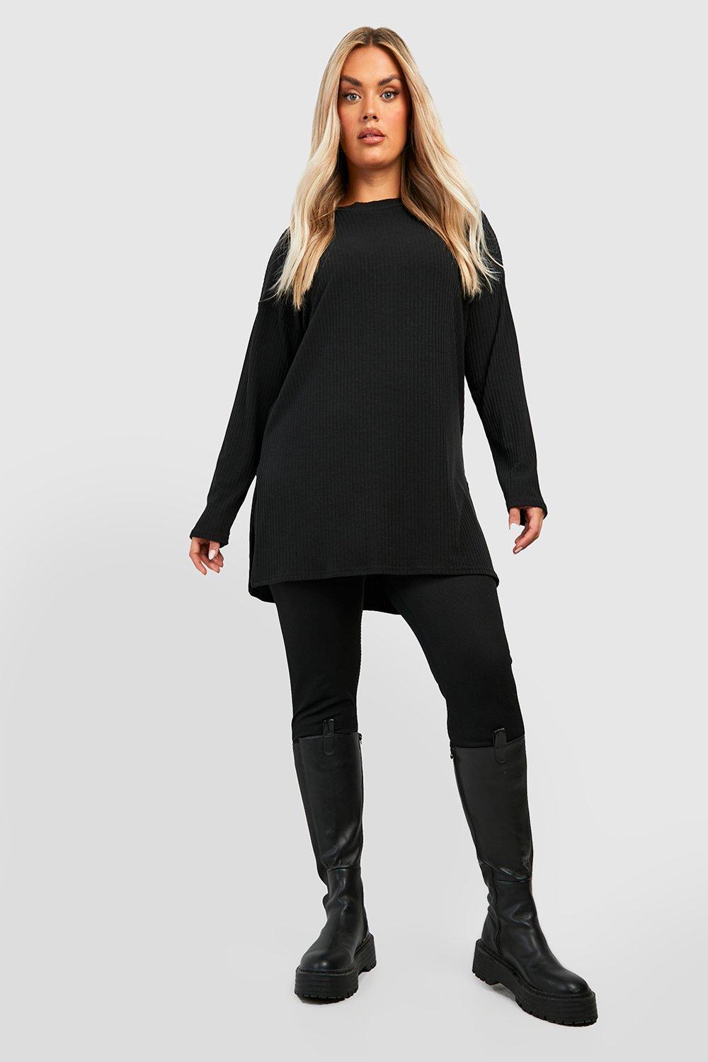 Long sleeve tunic tops to wear store over leggings