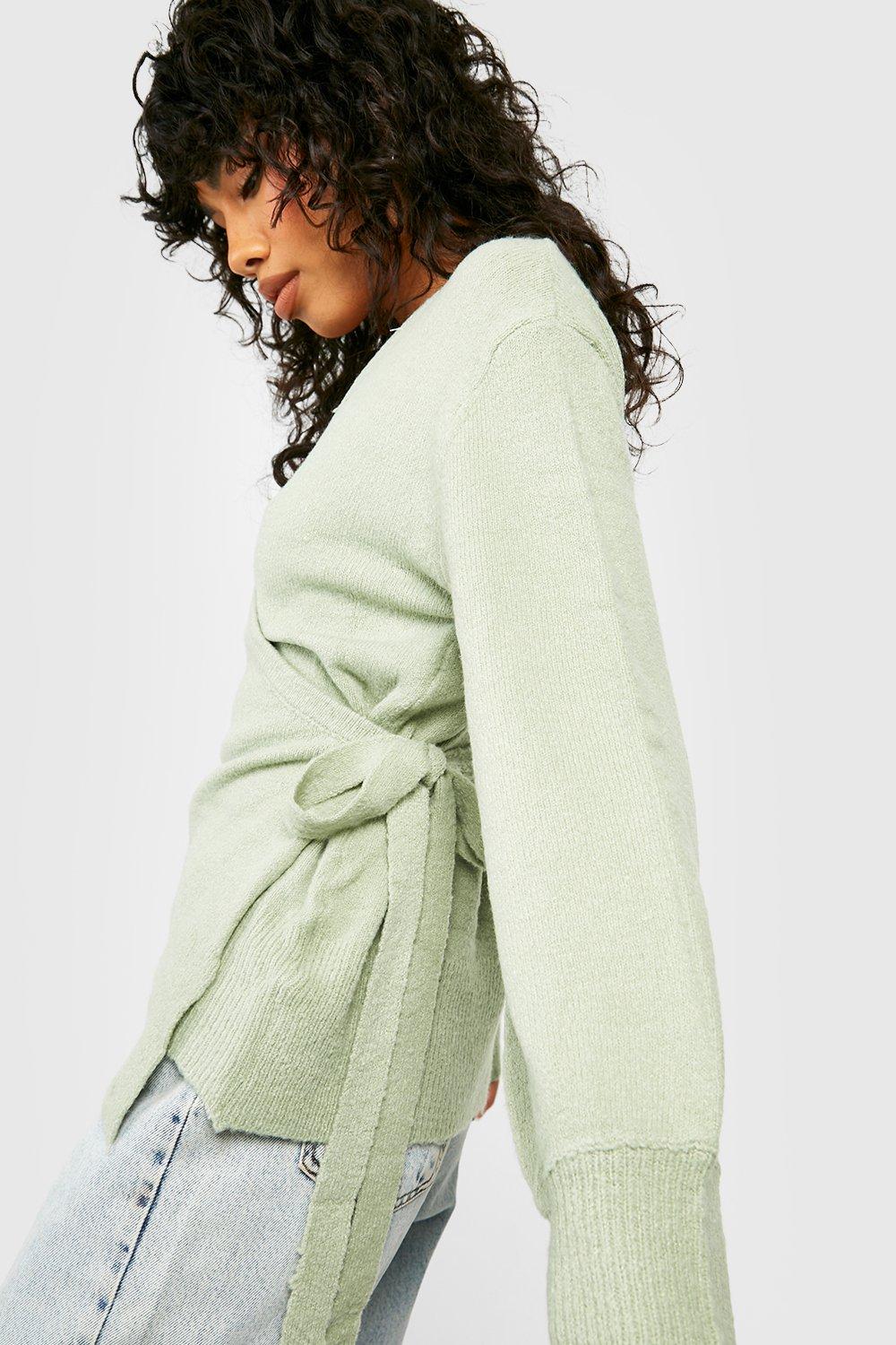 Knitted on sale wrap cardigan