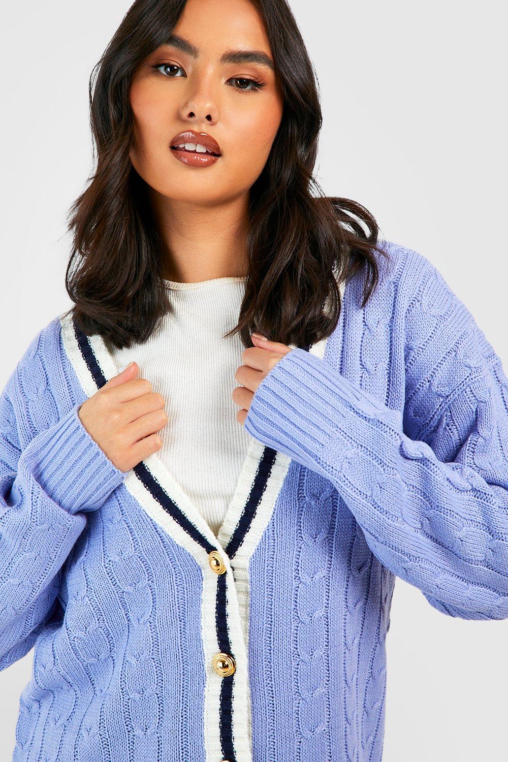 Boohoo boyfriend cardigan sale