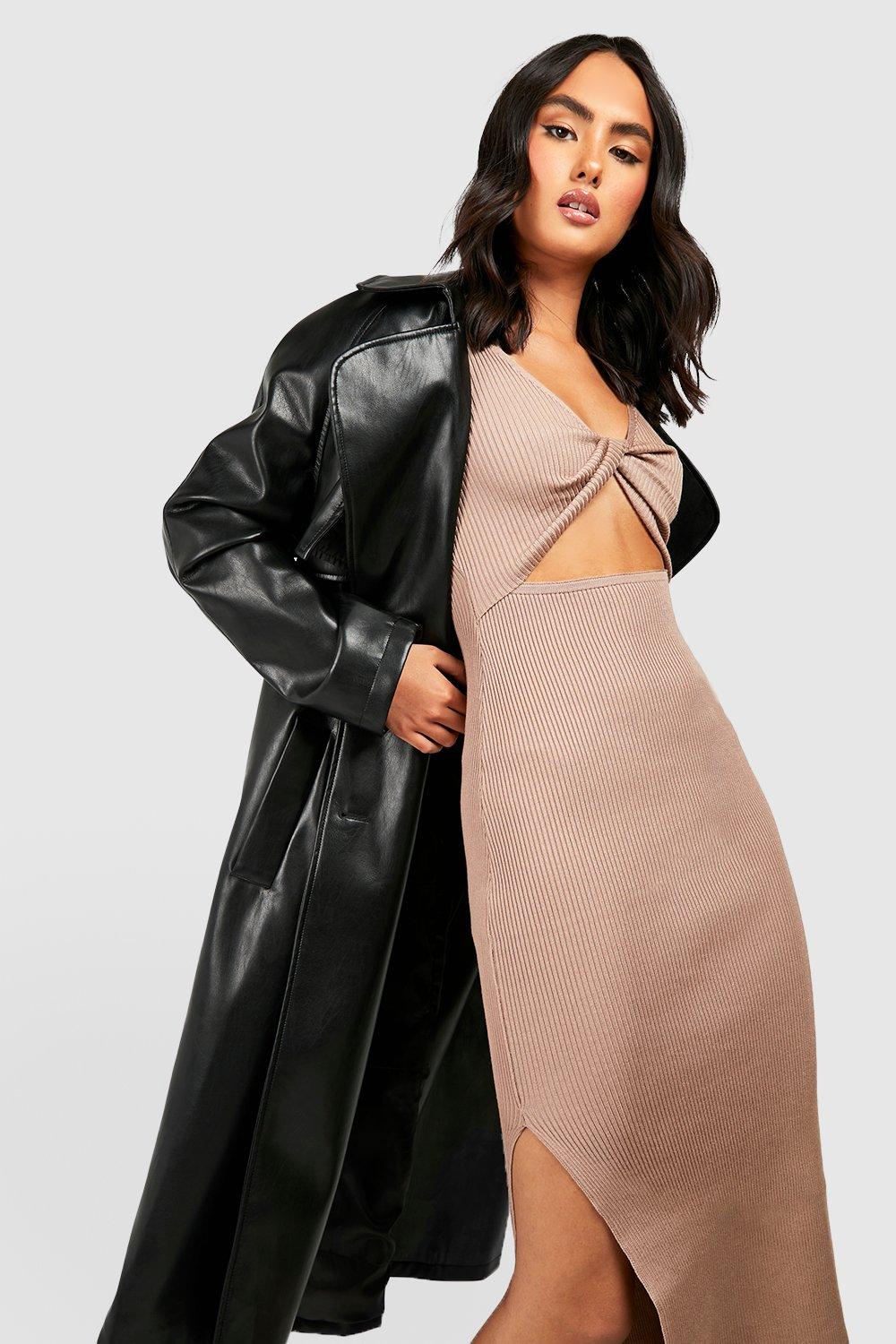 Missguided knot hotsell front dress