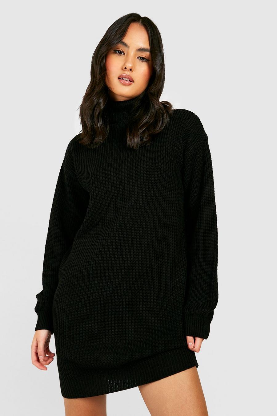 Turtleneck Sweater Dress | boohoo